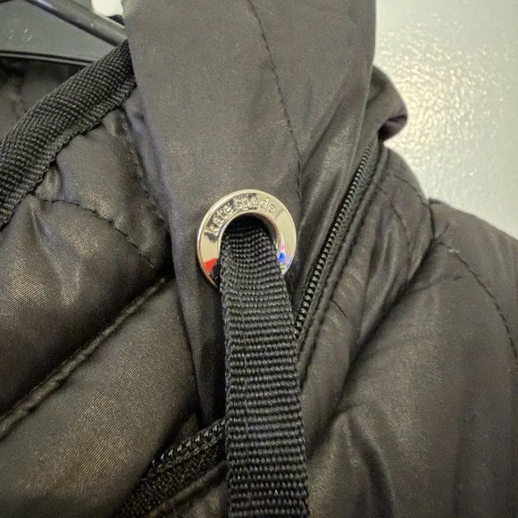 kate spade Black Quilted Puffer Jacket - Picture 6 of 7